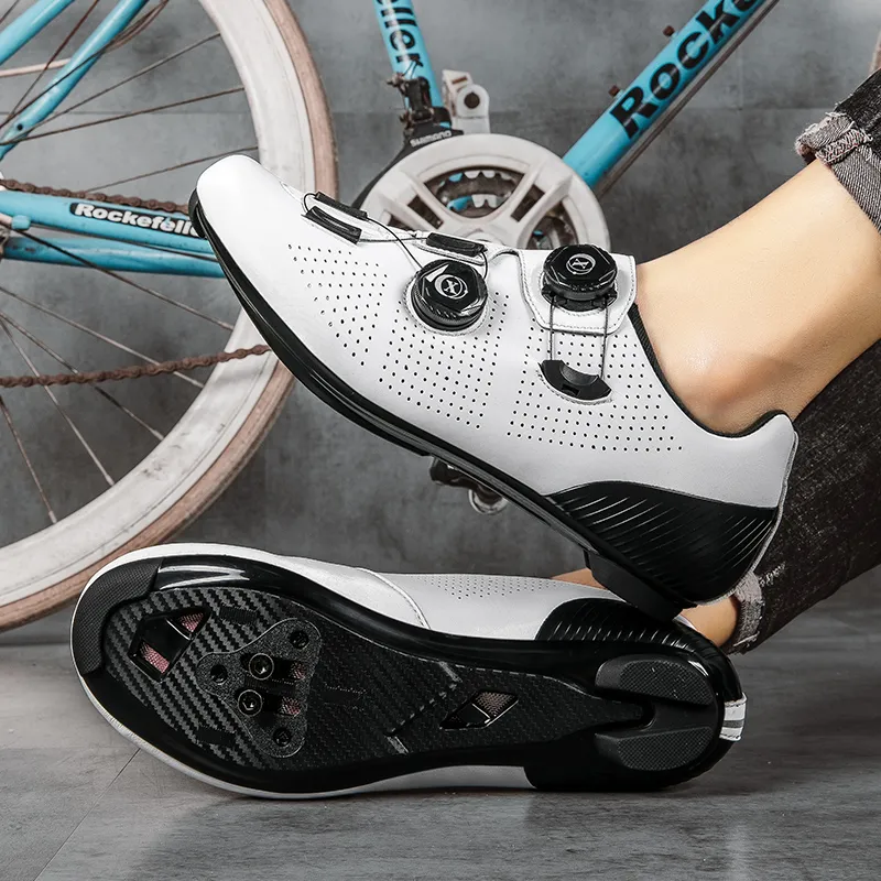 Baibianzhiheren Durable Breathable Balanced Lightweight Low Top Cycling Shoes Men's-5