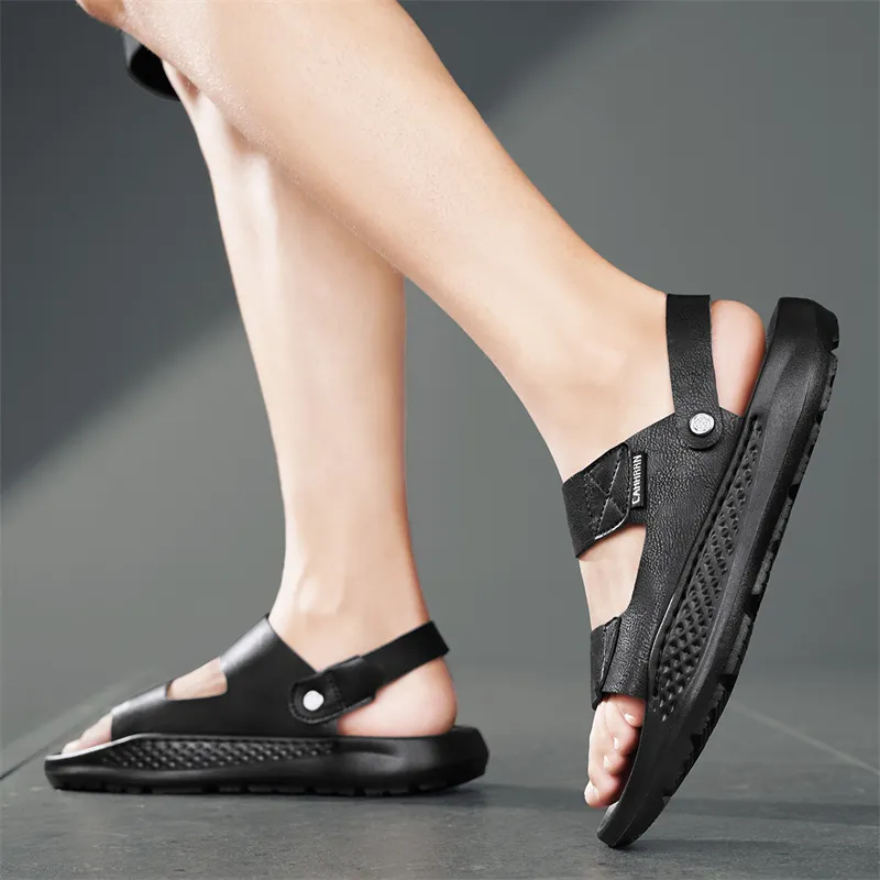 Baibianzhiheren Beach Sandals Men's-5