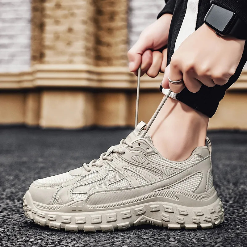 Baibianzhiheren Cushioning Breathable Balance Lightweight Rebound Wear Resistant Casual Shoes Men's-9
