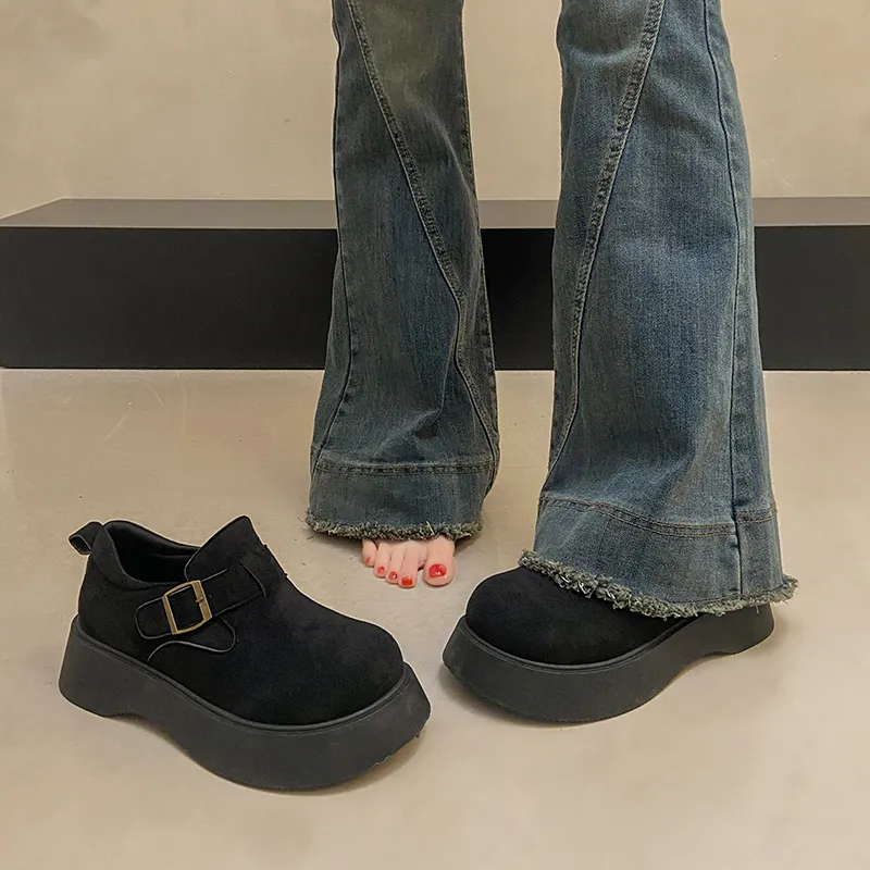 Baibianzhiheren Women's Casual Shoes 5cm Women's-12