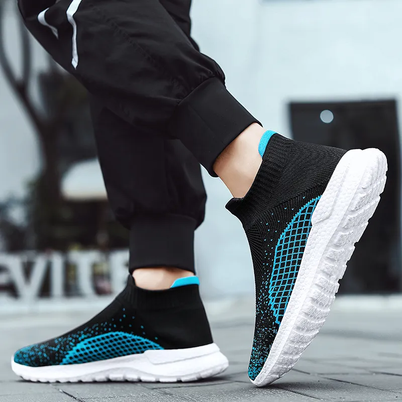 Baibianzhiheren Breathable High Top Casual Shoes Unisex-22