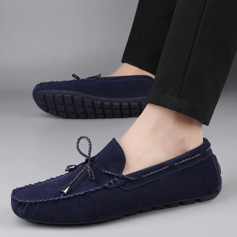 Baibianzhiheren Gommino Loafers Men's-11