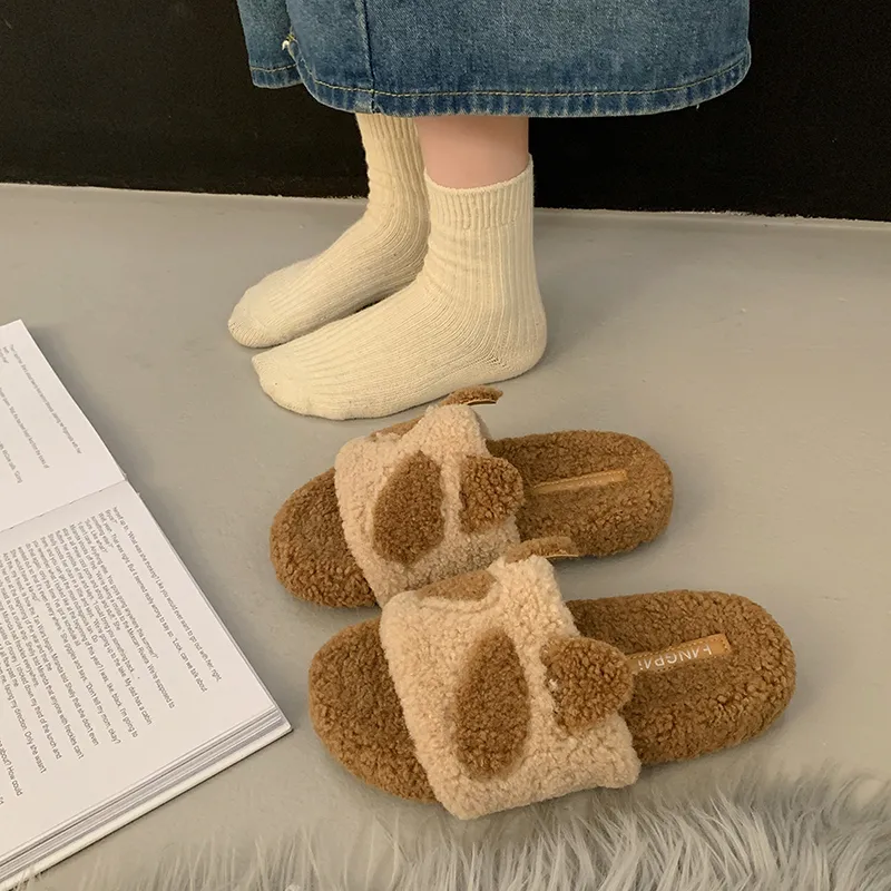 Baibianzhiheren Quiet Slide Slippers Women's-6