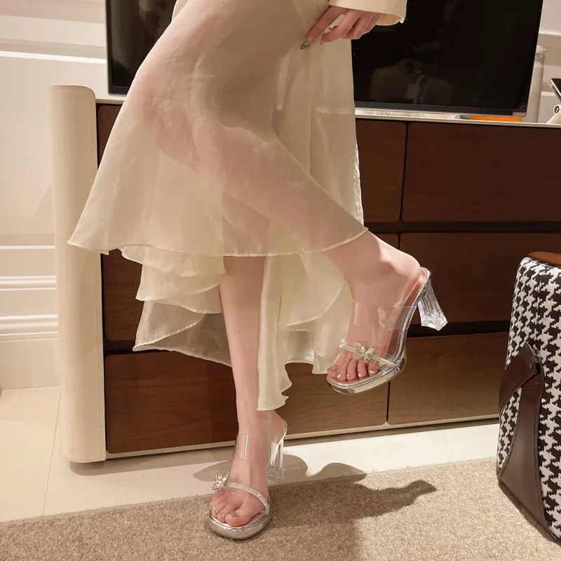 Baibianzhiheren Quiet Slip Resistant Slide Slippers Women's-5