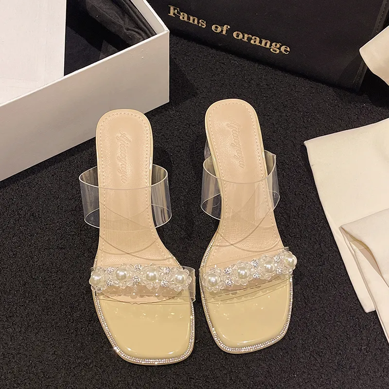 Baibianzhiheren Slide Slippers Women's Yellow-1
