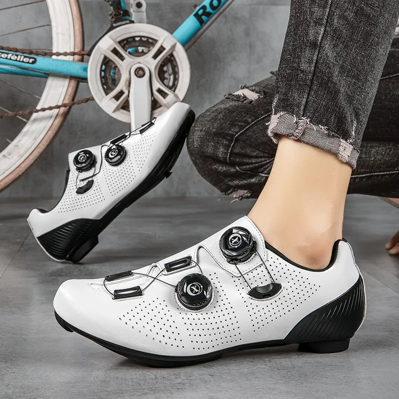 Baibianzhiheren Durable Breathable Balanced Lightweight Low Top Cycling Shoes Men's-1