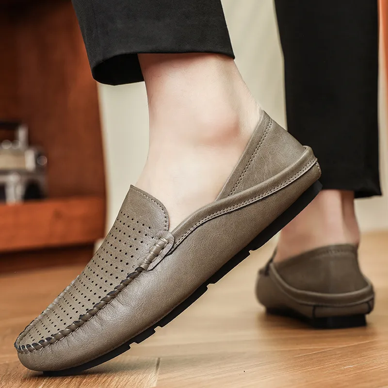 Baibianzhiheren Gommino Loafers Men's-2