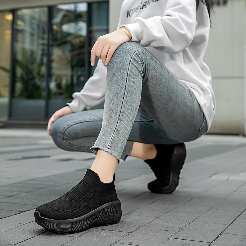 Baibianzhiheren Breathable Mid Top Casual Shoes Unisex-3