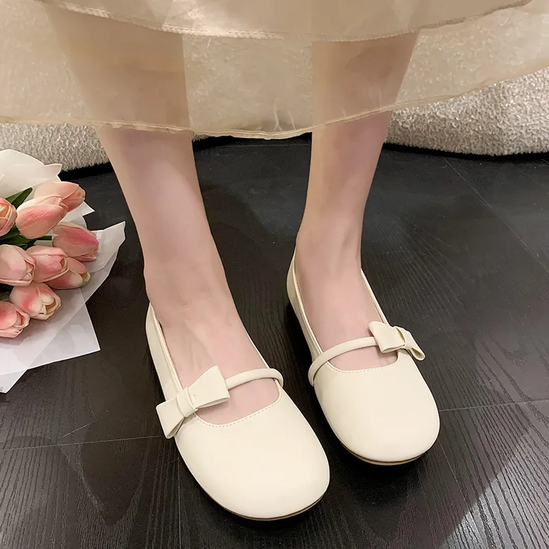 Baibianzhiheren Women's Casual Shoes Women's Apricot-3