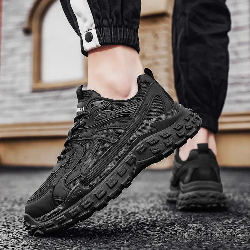Baibianzhiheren Cushioning Breathable Balance Lightweight Rebound Wear Resistant Casual Shoes Men's-3