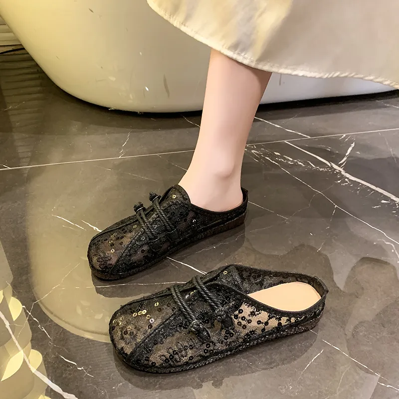 Baibianzhiheren Quiet Closed Toe Mules Women's-7