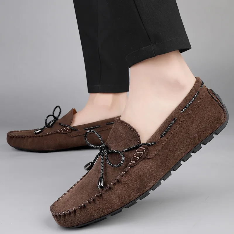 Baibianzhiheren Gommino Loafers Men's-17