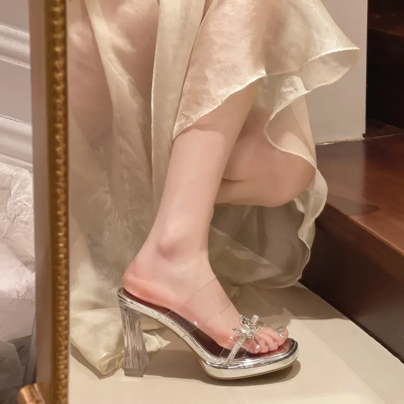 Baibianzhiheren Quiet Slip Resistant Slide Slippers Women's-8