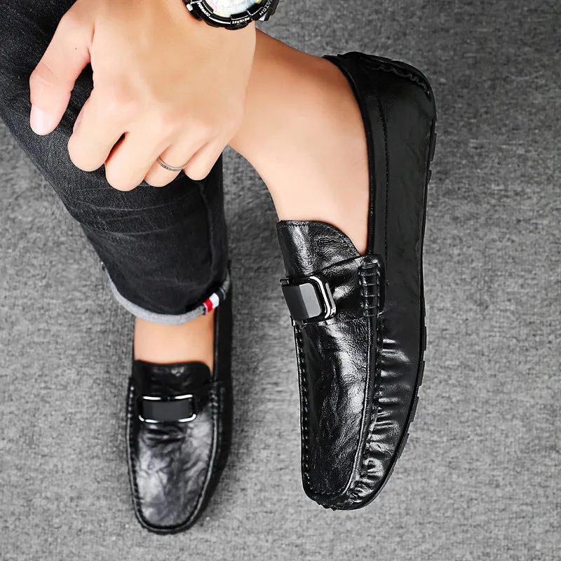 Baibianzhiheren Gommino Loafers Men's-3