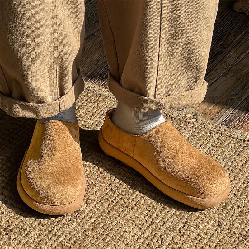 Baibianzhiheren Quiet Wrap toe Slippers Men's-1