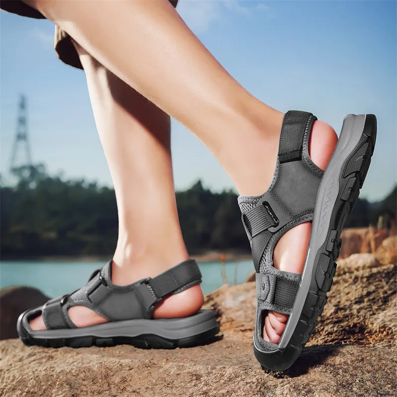 Baibianzhiheren Beach Sandals Men's-2