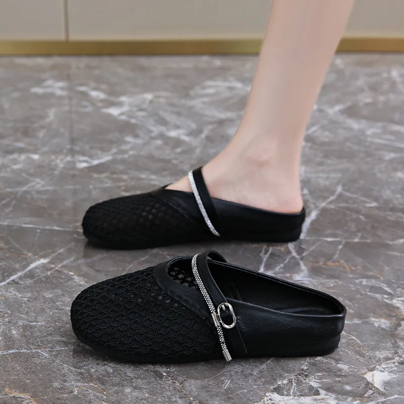 Baibianzhiheren Closed Toe Slippers Women's-12