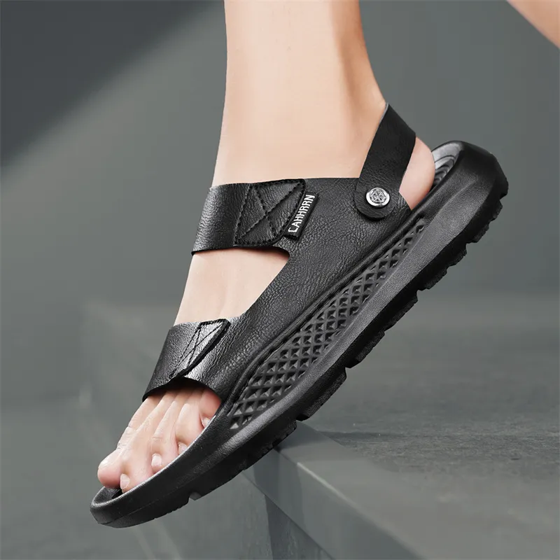 Baibianzhiheren Beach Sandals Men's-4