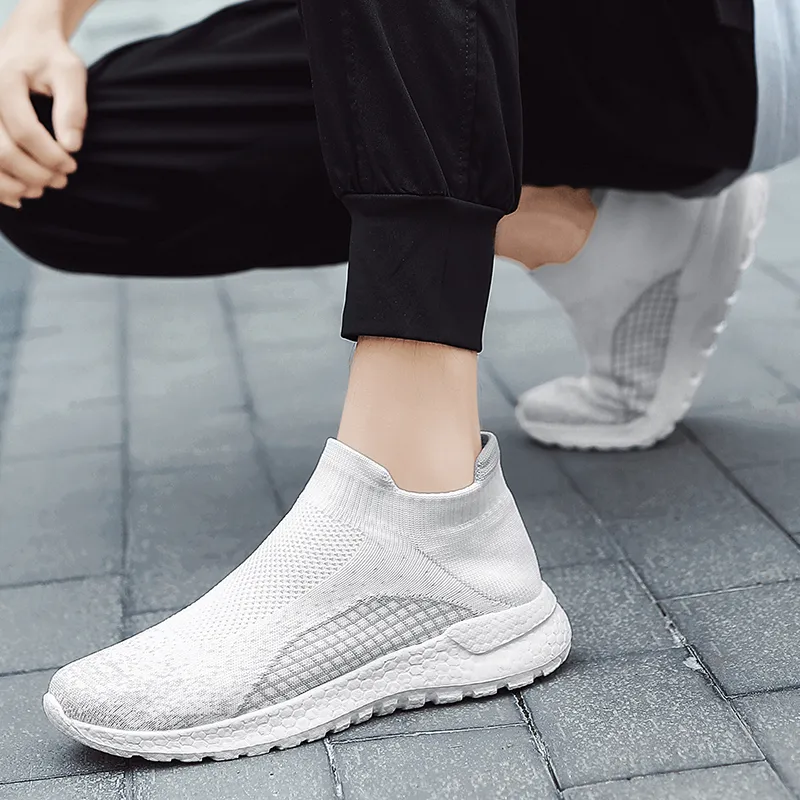 Baibianzhiheren Breathable High Top Casual Shoes Unisex-15
