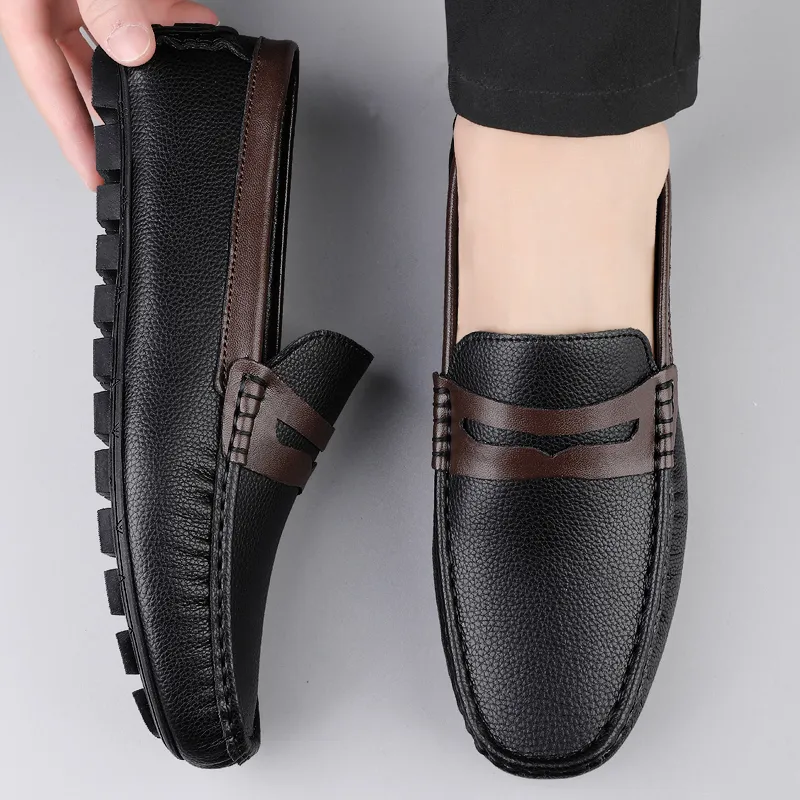 Baibianzhiheren Gommino Loafers Men's-1