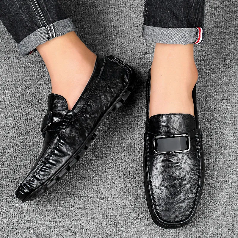 Baibianzhiheren Gommino Loafers Men's-4