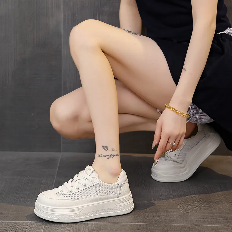 Baibianzhiheren Breathable Low Top Casual Shoes Women's-3