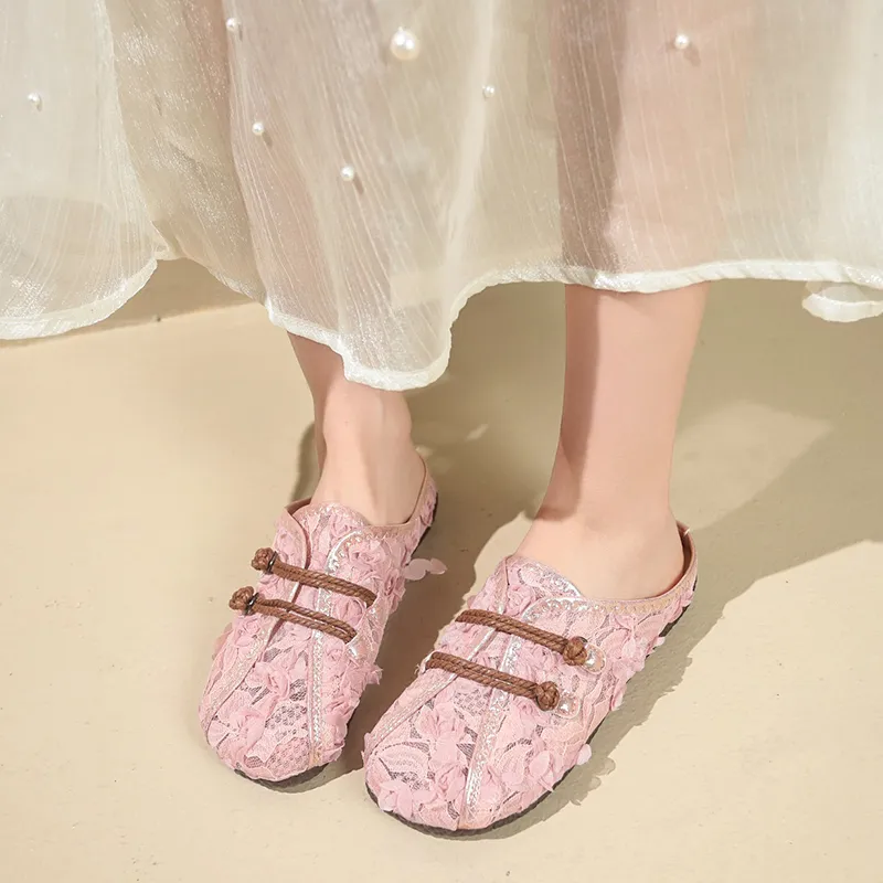 Baibianzhiheren Closed Toe Slippers Women's-6