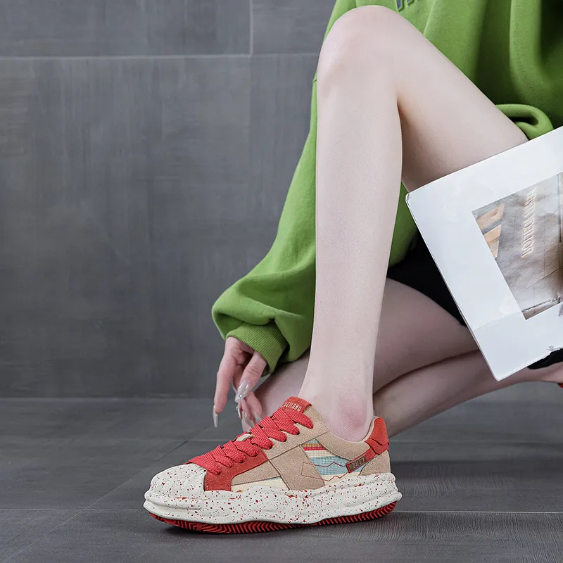 Baibianzhiheren Low Top Skateboard Shoes Women's-4