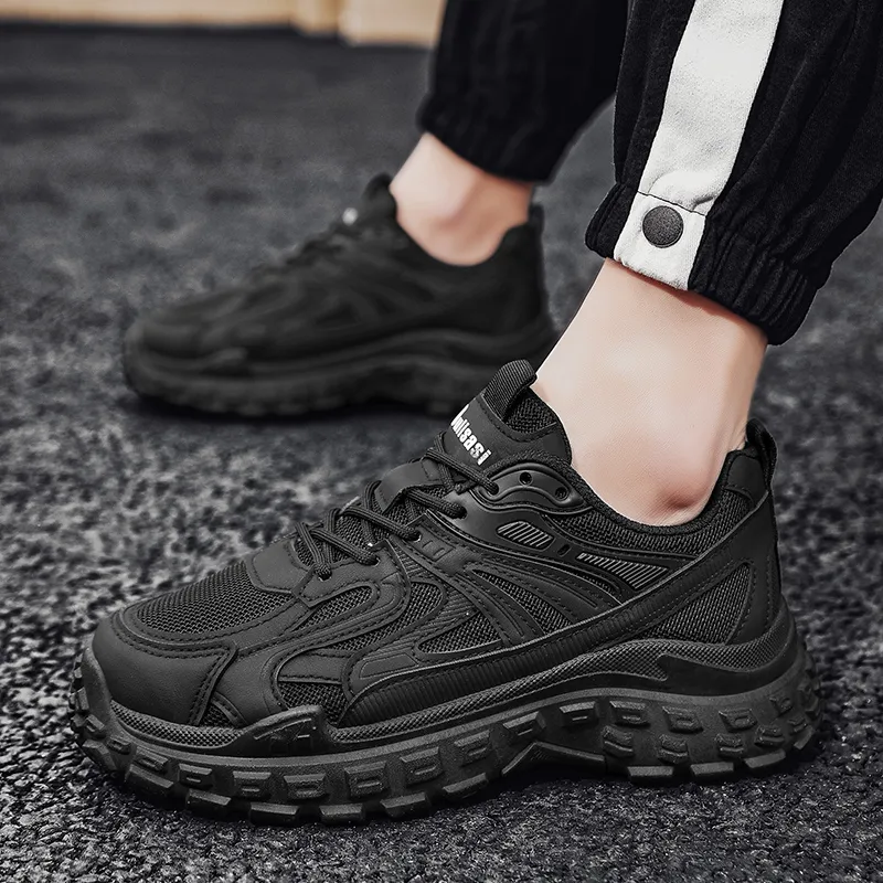 Baibianzhiheren Cushioning Breathable Balance Lightweight Rebound Wear Resistant Casual Shoes Men's-1