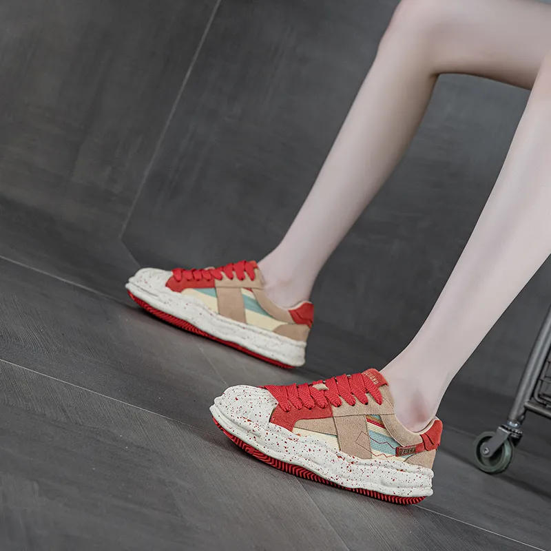 Baibianzhiheren Low Top Skateboard Shoes Women's-2