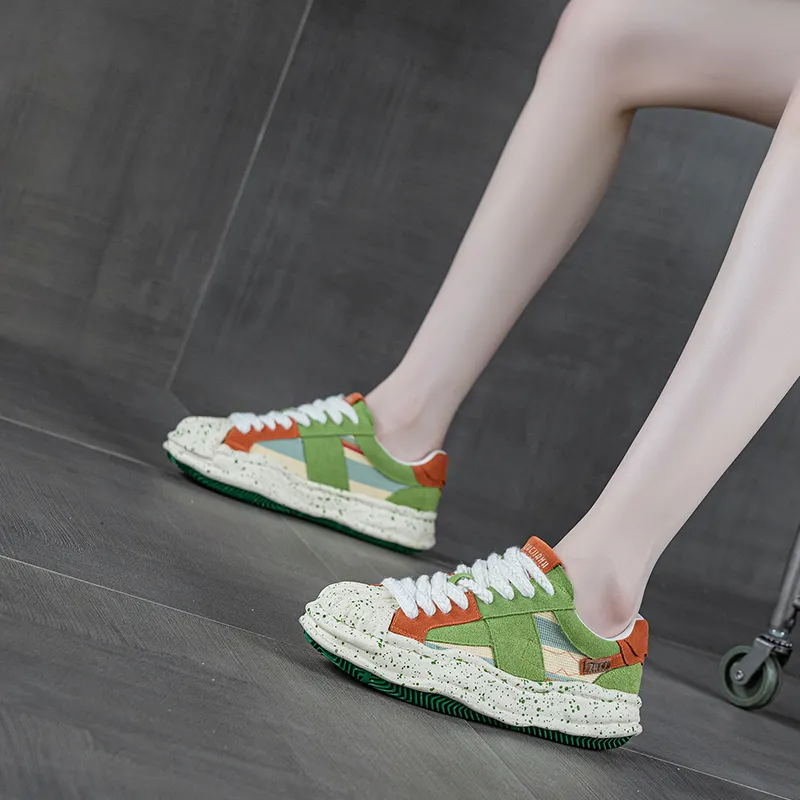 Baibianzhiheren Low Top Skateboard Shoes Women's-7