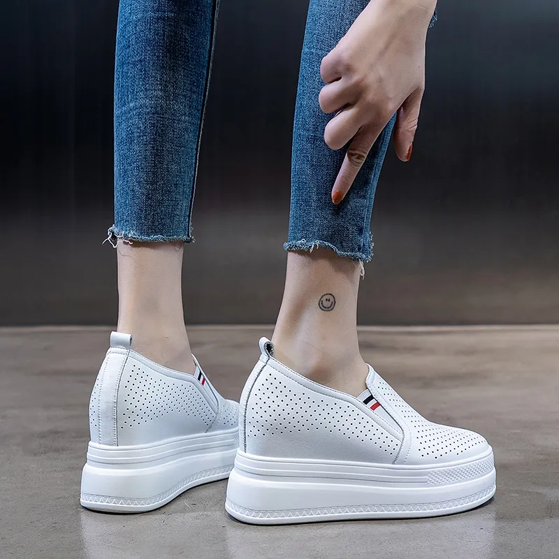 Baibianzhiheren Low Top Casual Shoes Women's White-1