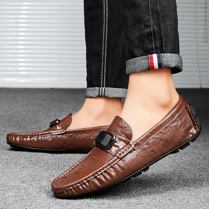 Baibianzhiheren Gommino Loafers Men's-9