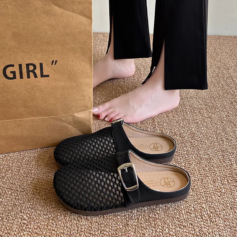 Baibianzhiheren Closed Toe Slippers Women's-2