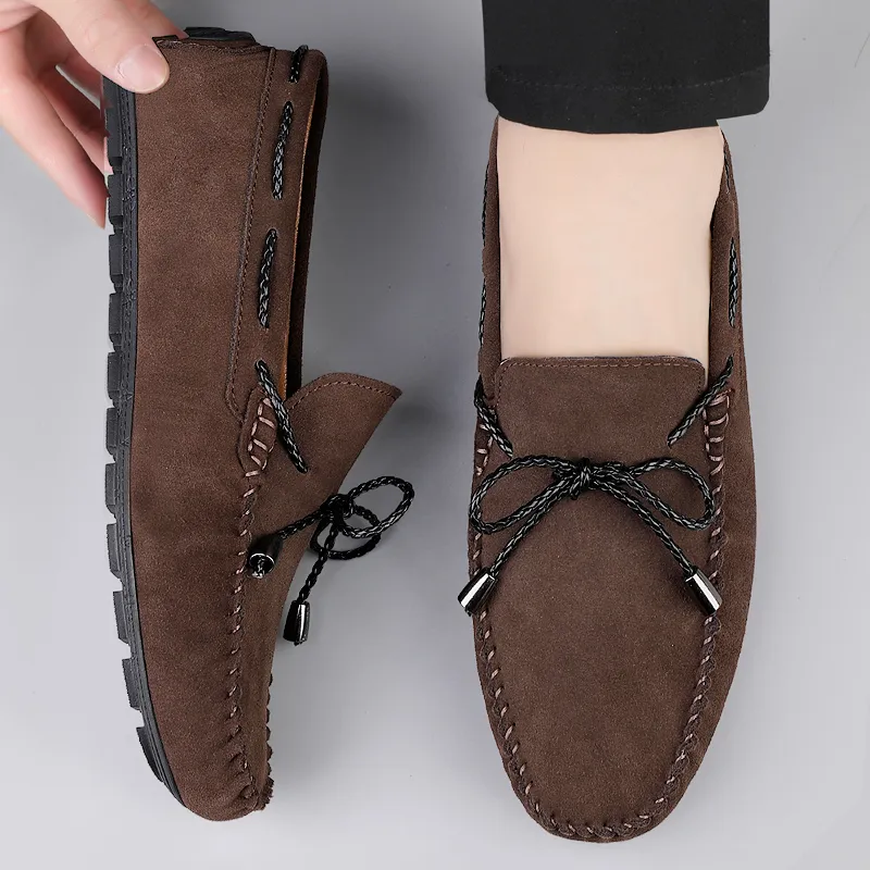 Baibianzhiheren Gommino Loafers Men's-13
