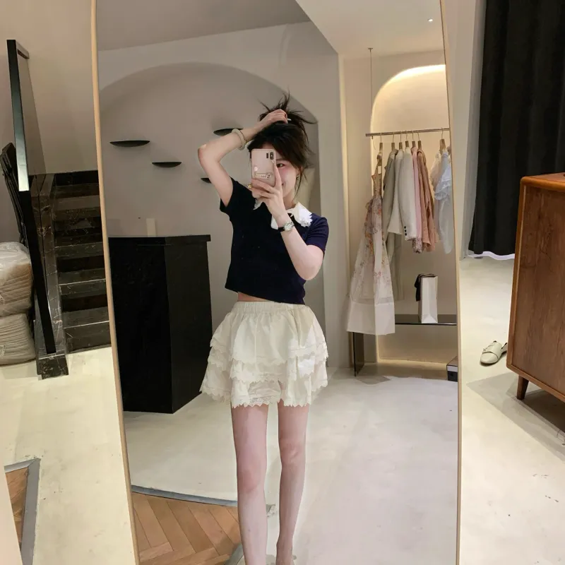 Cosyism Two Piece Skirt Sets Women's-5