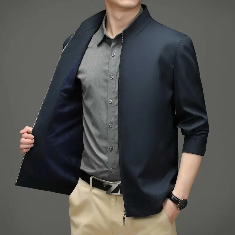 SEAFUNG Jackets Coats Men's Navy Blue-4