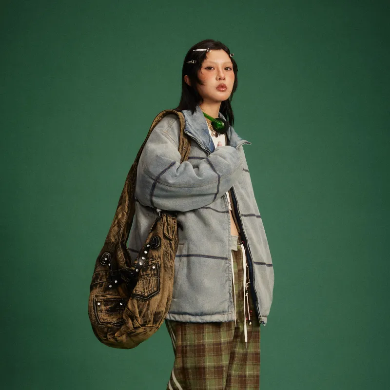 SEAFUNG Puffer Jacket Unisex Blue-3