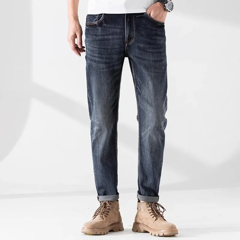 SEAFUNG Jeans Men's Vintage Blue-2