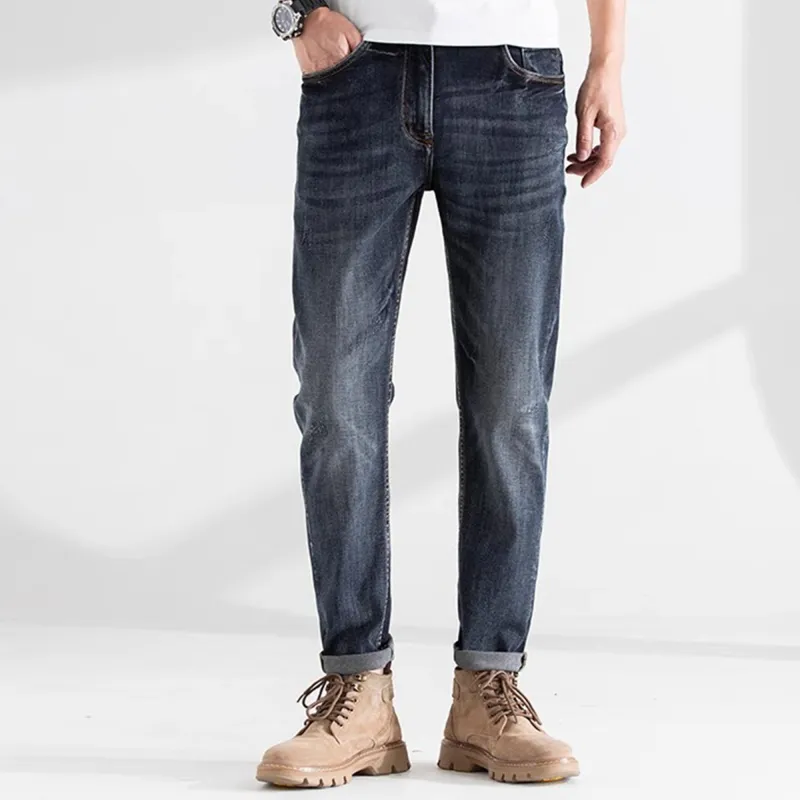 SEAFUNG Jeans Men's Vintage Blue-5