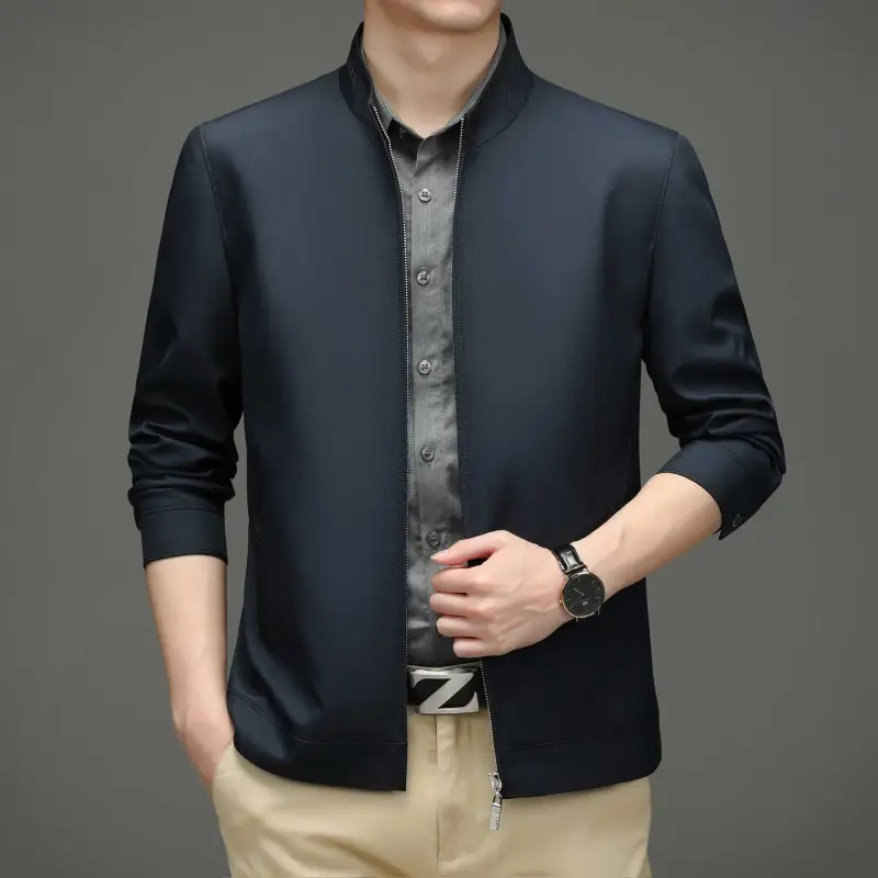 SEAFUNG Jackets Coats Men's Navy Blue-5