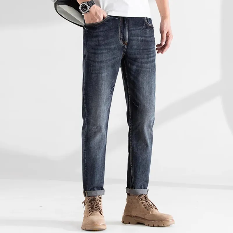SEAFUNG Jeans Men's Vintage Blue-3