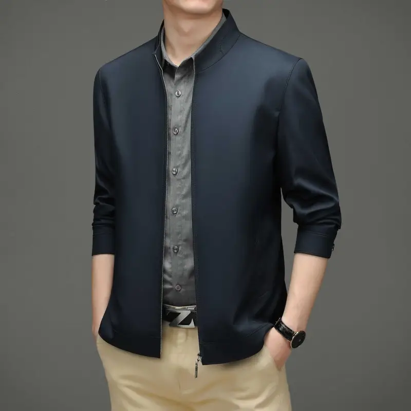 SEAFUNG Jackets Coats Men's Navy Blue-2