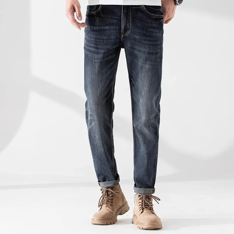 SEAFUNG Jeans Men's Vintage Blue-4