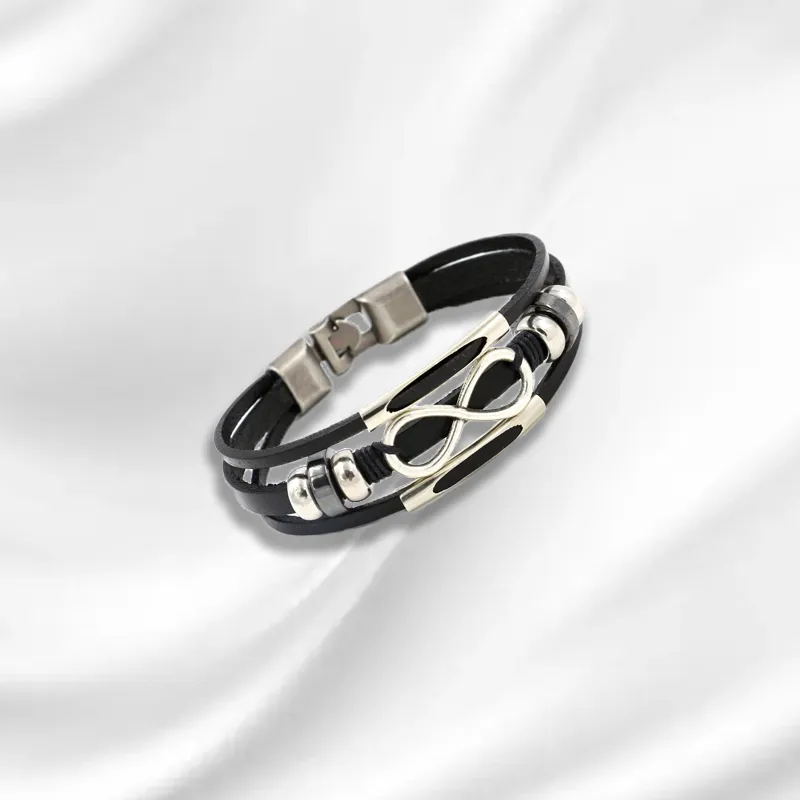 Datang Guoding Leather Wristbands Men's-1