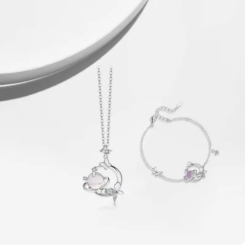 Datang Guoding S925 Silver Necklaces Women's-3