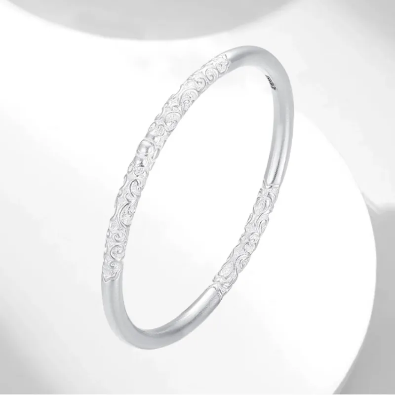 Datang Guoding S 999 Fine Silver Bangles Women's-1