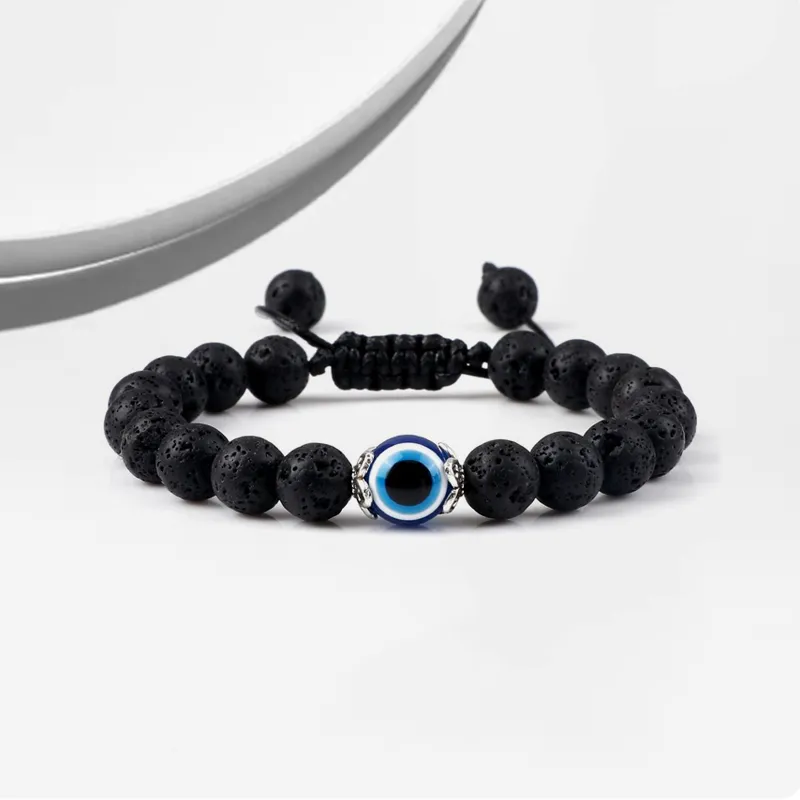 Datang Guoding Glass Cat Eye Bracelets Unisex-4
