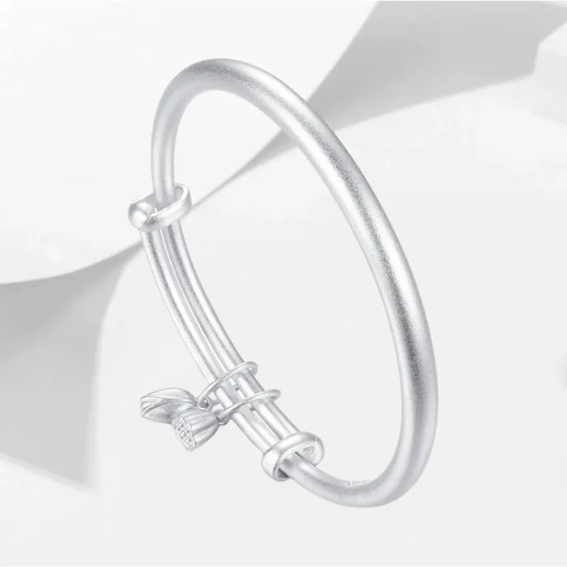 Datang Guoding S 999 Fine Silver Sterling Silver Bracelets Women's-2