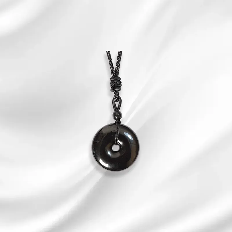 Datang Guoding Obsidian Jade Necklaces Women's-1